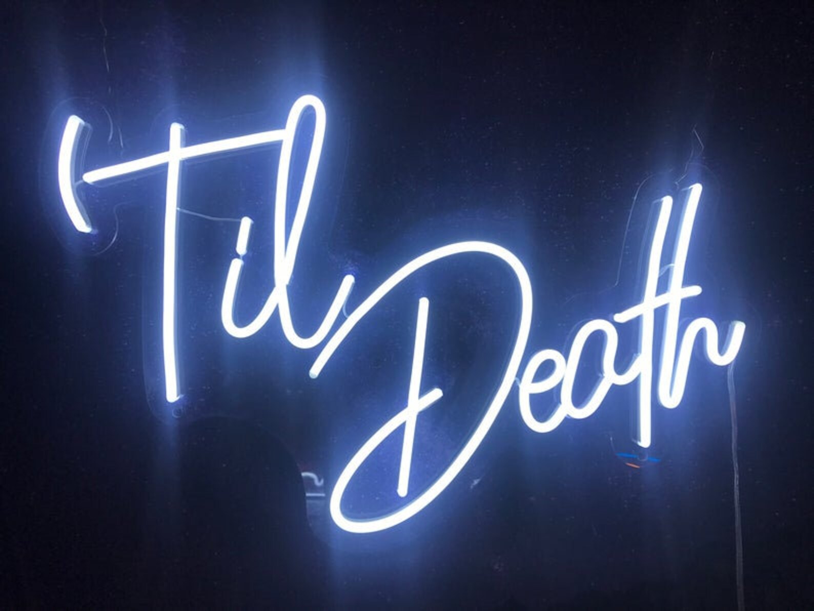 Big SaleTil Death Neon Sign LED Neon SignHome DecorWedding Etsy