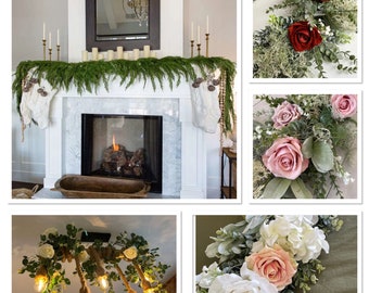 Weddings , Christmas , Fireplace Garlands