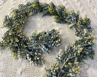 Rustic Faux Thick Eucalyptus Garland