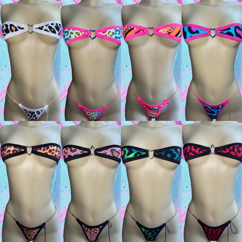 Cheetah Tassel Bikini