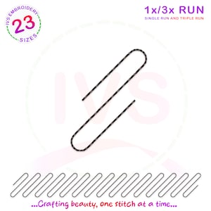 May include: An image showcasing embroidery designs. The image features the text "IVS EMBROIDERY 23 SIZES" in a circular design. The text "1x/3x RUN SINGLE RUN AND TRIPLE RUN" is also visible. The image includes black zigzag lines and the phrase "...Crafting beauty, one stitch at a time..."