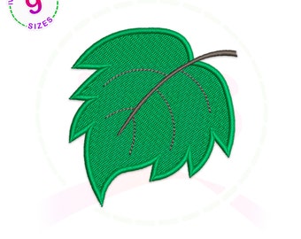Blatt Stickdatei: Herbstmuster (PES)