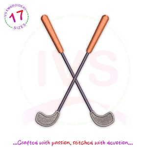 Golf embroidery design, Golf club machine embroidery, Golf embroidery file, Golf embroidery designs, Golf design, mini embroidery Golf