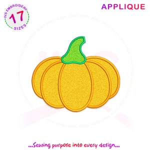 Diseño de bordado de apliques de calabaza, bordado de máquina de Halloween, archivo de apliques de calabaza, diseños de bordado de Halloween, apliques de Halloween