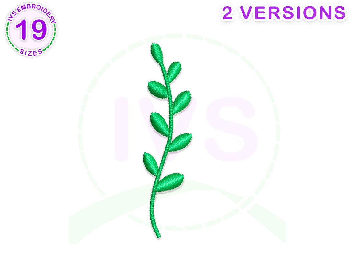 Leaf Frame Embroidery Design Frame Machine Embroidery Leaf Etsy