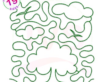 Tree Quilting Embroidery Design: Machine Embroidery Pattern (Digital Download)