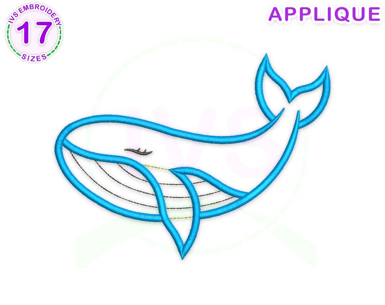 Whale applique,whale design whale applique embroidery design Fish embroidery ocean applique whale applique design Whale embroidery file