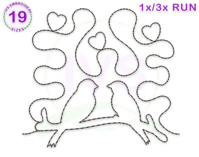 birds quilt design Love quilting machine embroidery design Love birds quilting embroidery design birds quilt block birds quilting block