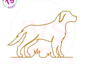 Dog Embroidery Design: Quilting Block, Puppy Quilt (Digital Download)