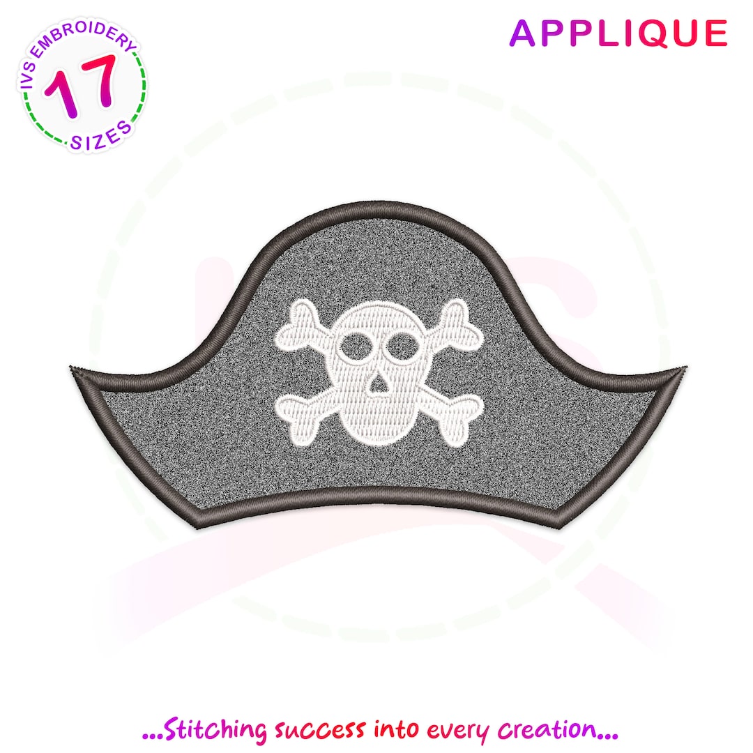Embroidered Pirates Hat main image 1