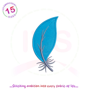 Diseño de bordado de plumas, bordado de plumas, archivo de bordado de plumas, diseños de bordado de plumas, diseño de plumas, mini bordado de plumas
