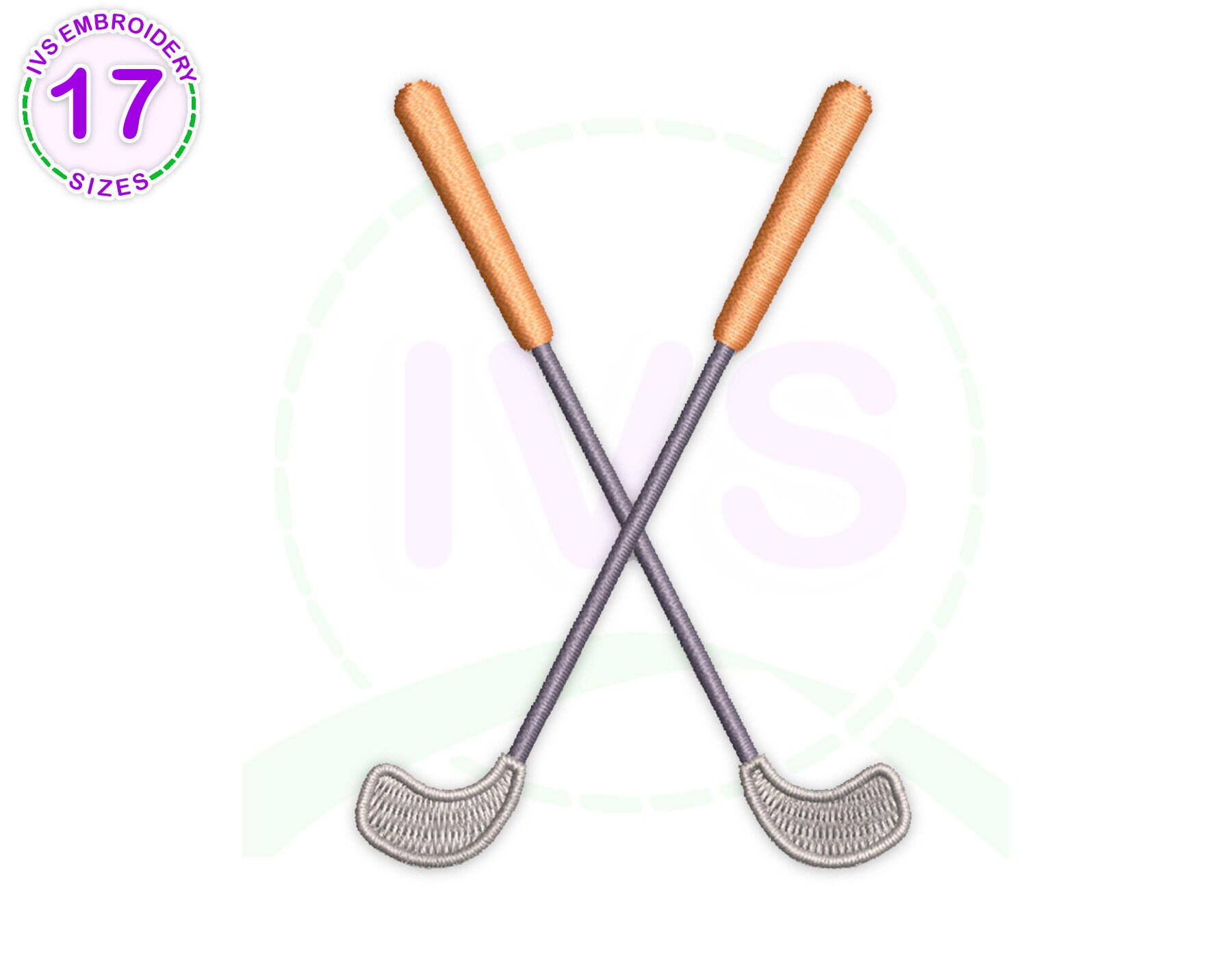 Golf Embroidery Design Golf Club Machine Embroidery Golf Etsy