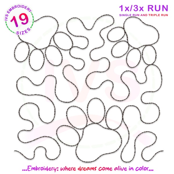 Dog Paw Quilt Block Etsy