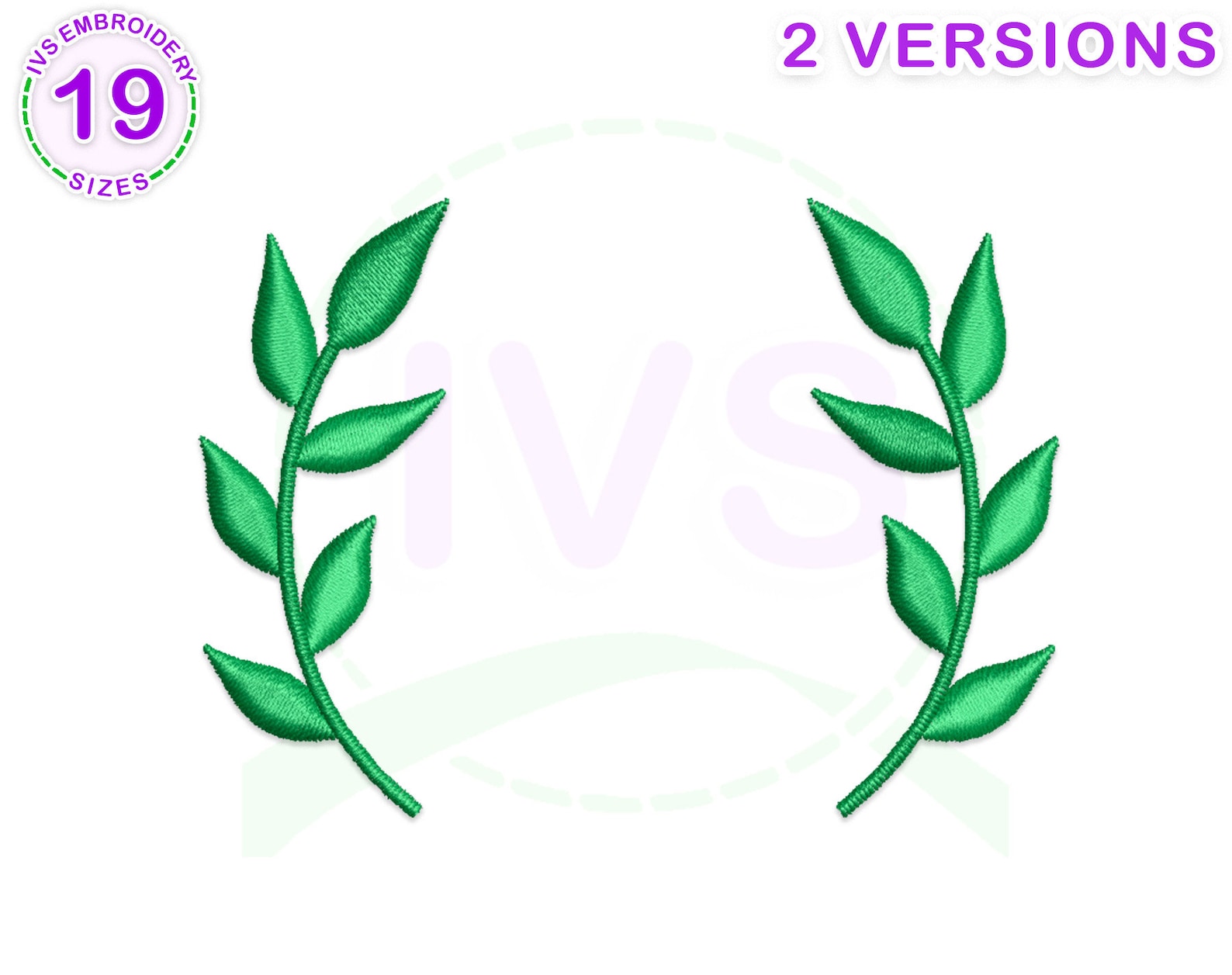 Leaf Frame Embroidery Design Frame Machine Embroidery Leaf Etsy