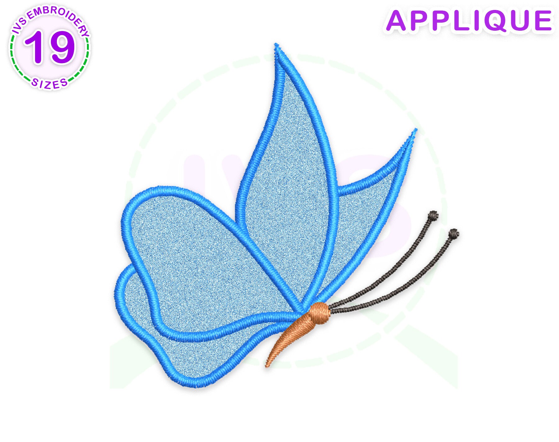 Butterfly applique embroidery design Butterfly embroidery Etsy Applique butterfly embroidery machine ii sewchacha