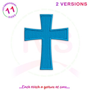 Cross embroidery design, Christian  machine embroidery, Cross pattern, Christian Cross embroidery, religious cross design, mini Cross design