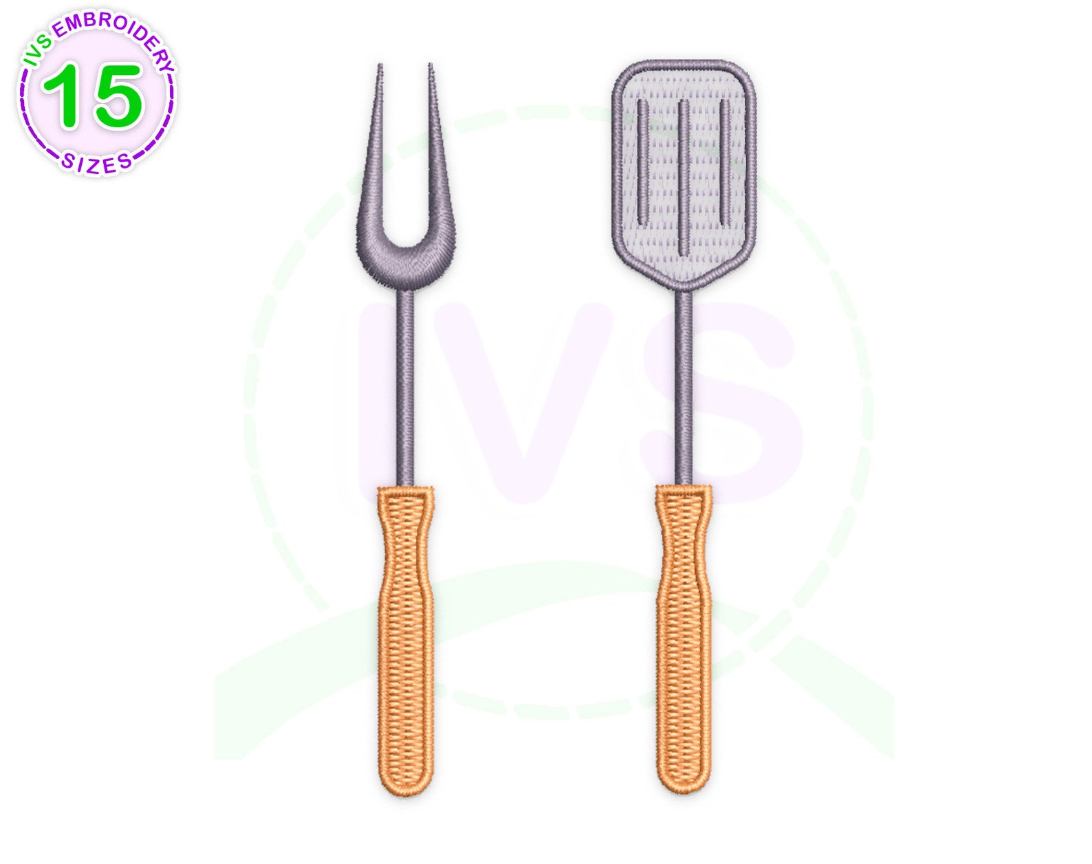 Grill Tools Embroidery Design Grill Machine Embroidery Grill Etsy