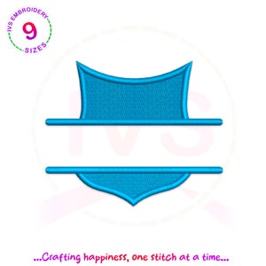 Shield Embroidery Design, Police Shield Machine Embroidery, Shield ...