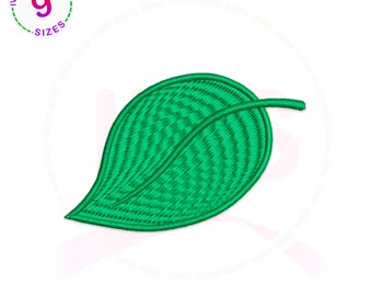 Eichenblatt-Stickdatei: Herbstblatt-Muster (Digitale Datei)