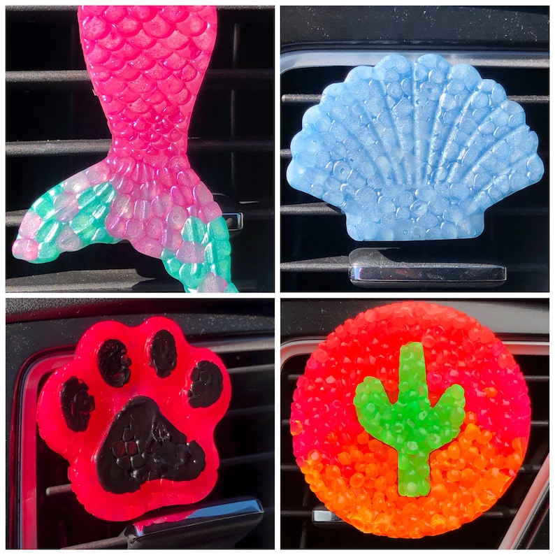 Car Freshie Vent Clips Vent Clips Aroma Bead Vent Clips Etsy