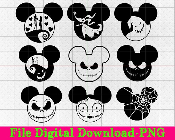 Download The Nightmare Before Christmas Svg Jack Skeleton Png Svg Etsy PSD Mockup Templates