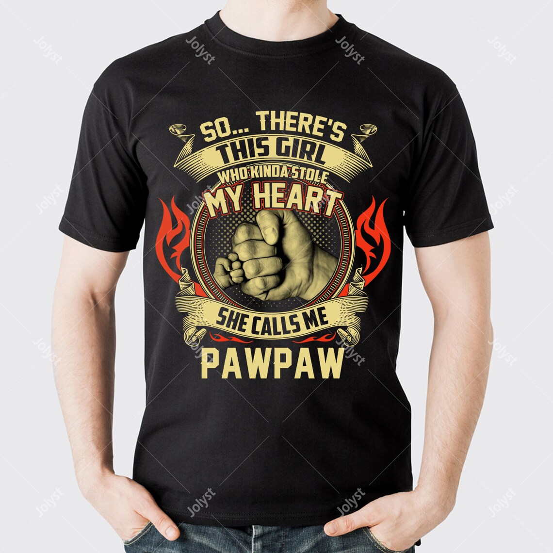Best Granddaughter Pawpaw Fist Bump Shirt PNG File Dad Papa Etsy
