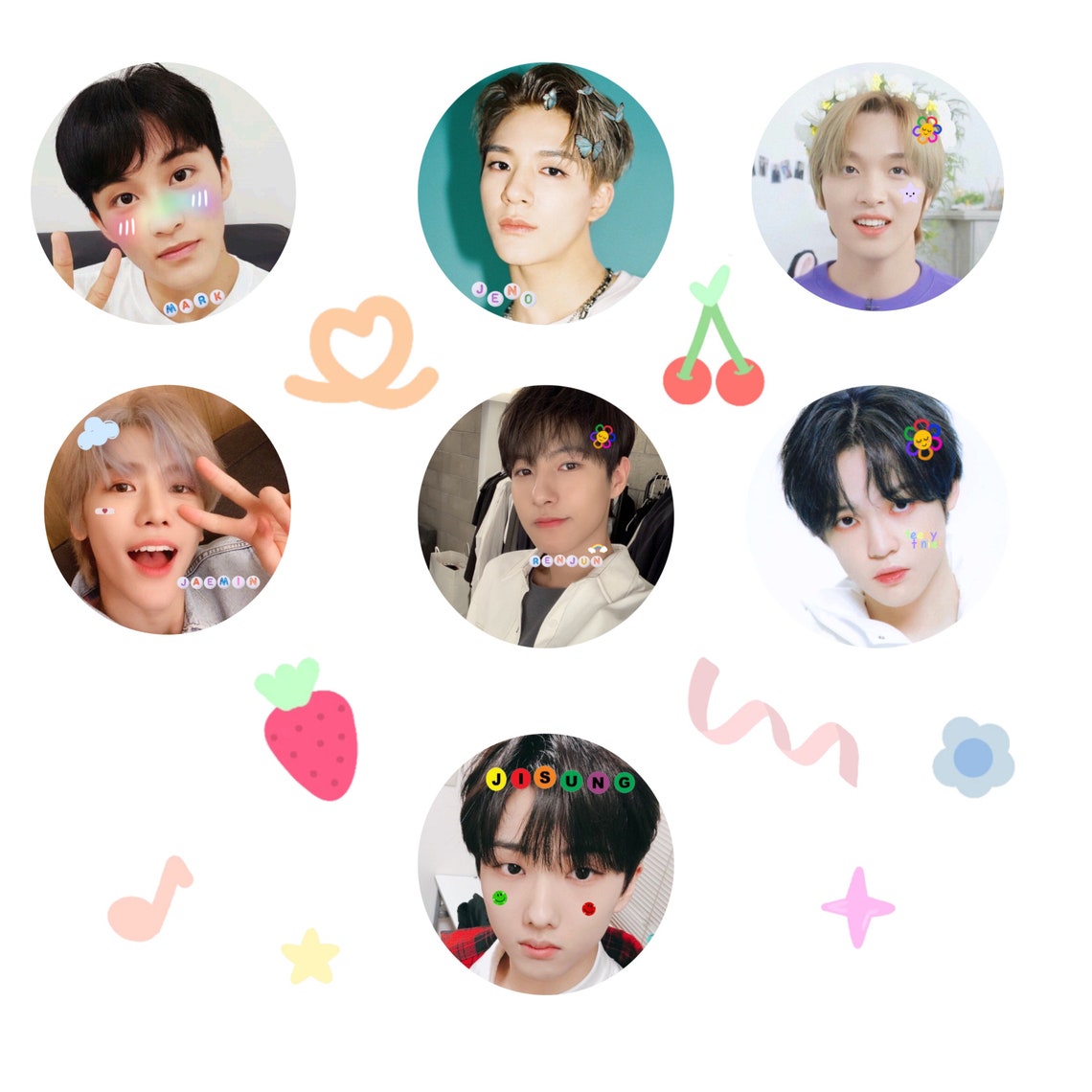 Nct dream stickers nct stickers kpop stickers | Etsy