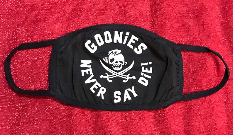 Goonies Face Mask Cover Goonies Never Say Die Sloth Pirate | Etsy