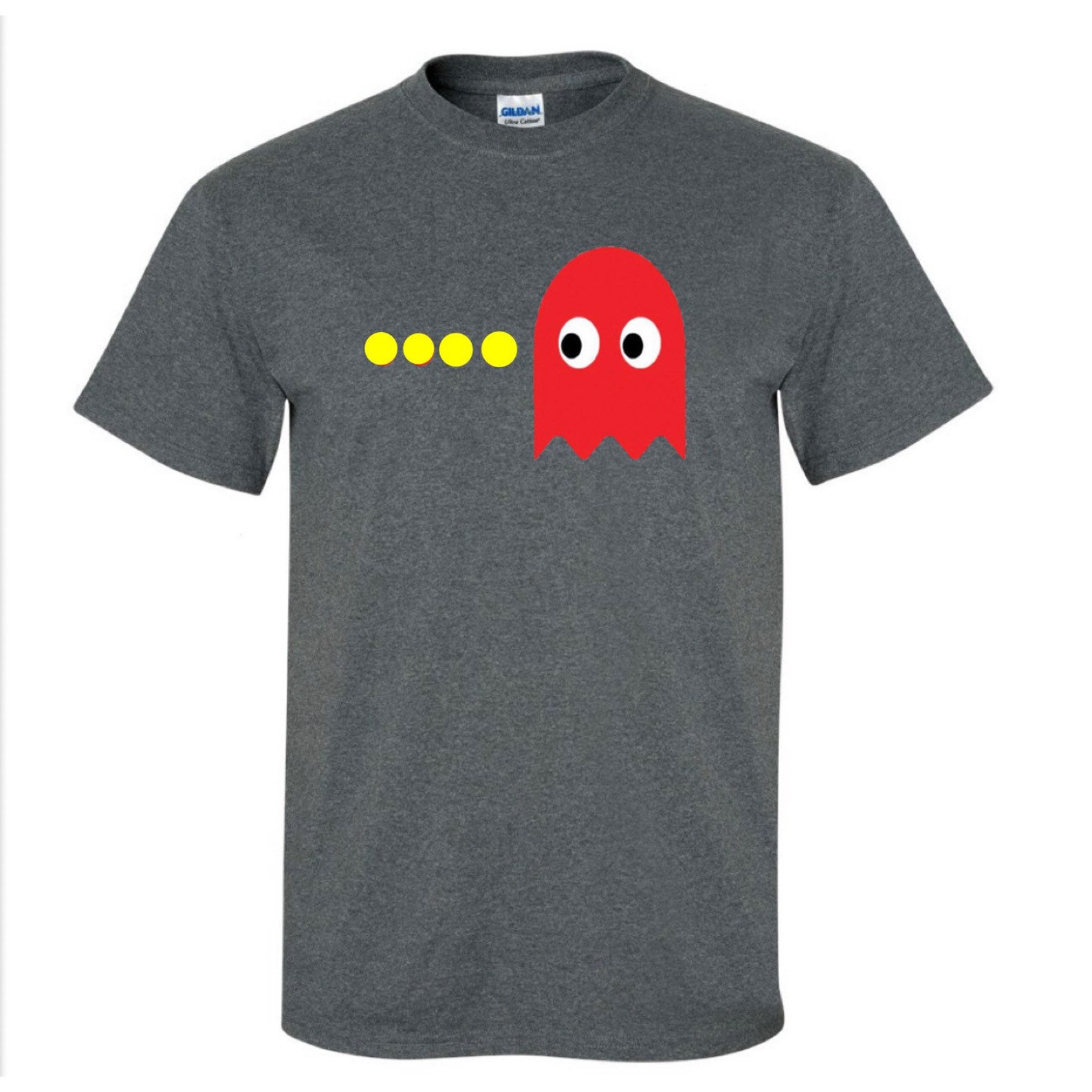 Couples Matching T-Shirts Pac-man & Ghost Classic Video | Etsy