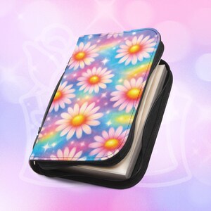 PRIDE Floral Annotation Case — Personalizable Zippered Book Case