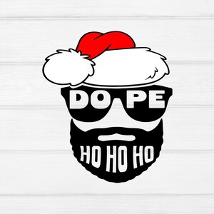 Dope black Santa Claus svg,Hohoho svg,Christmas svg,Santa Claus svg,Holiday svg,black man svg,black king svg,cut files for Cricut,Silhouette