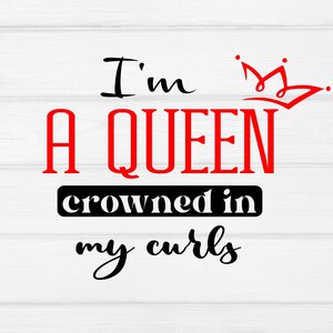 Black queen svg, queen crowned svg, black woman svg, melanin svg, black svg, svg cut file for Cricut, Silhouette, svg dxf eps png pdf jpg