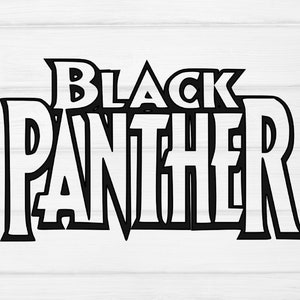 Black Panther svg, archivo de corte archivo de impresión SVG, descarga instantánea para Cricut, Circuit Silhouette Brother Image Diseño único personalizado