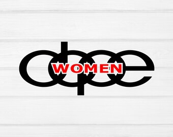 Mujeres increíbles SVG, Reina afroamericana, Archivos de silueta de Cricut