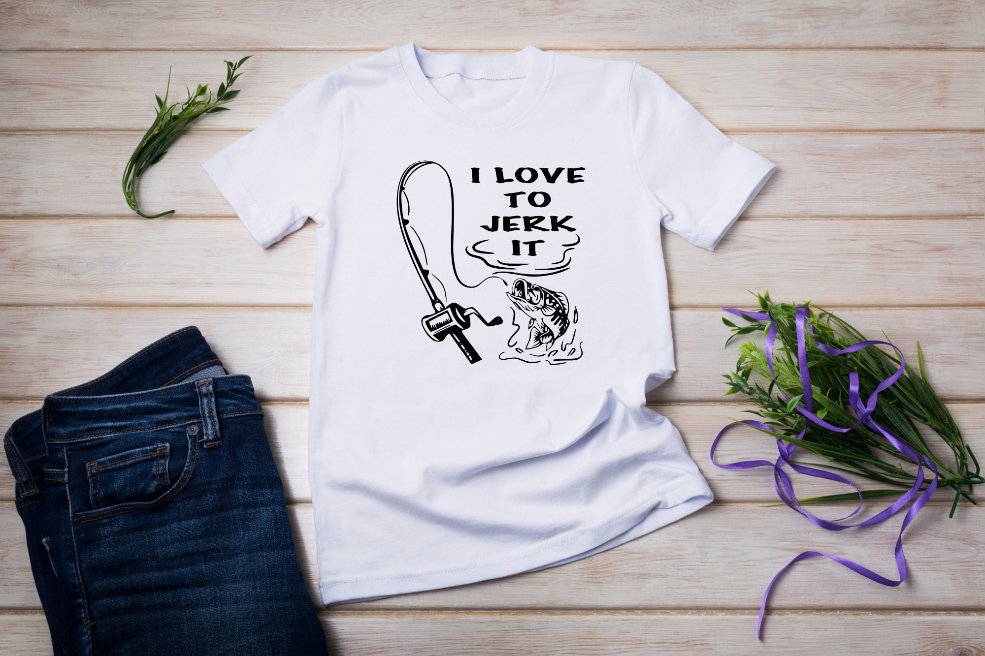 Download I love to jerk it svg Father's day Svg bass fish svg | Etsy