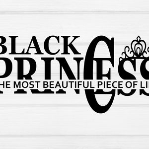 Black princess svg,black woman svg,black girl magic svg,melanin svg,black svg, svg cut files for Cricut, Silhouette, svg dxf eps png pdf jpg