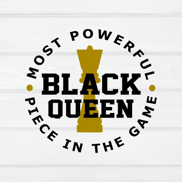 Black queen svg, black woman svg, melanin svg, black svg, cut file for Cricut, Silhouette, svg dxf eps png pdf jpg