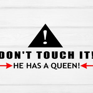 Don t touch it svg, schwarze Königin svg, schwarze Frau svg, schwarze Magie Mädchen svg, Liebe svg, Geschenke svg, humorvolles Sprichwort svg, svg schnitt Dateien für Cricut svg