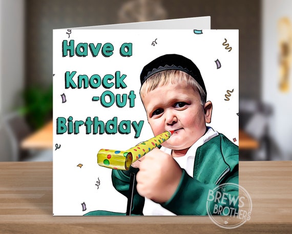 Hasbulla Birthday Card Funny Birthday Card for Him Tik Tok Meme Ideas 2024  C128 -  Israel