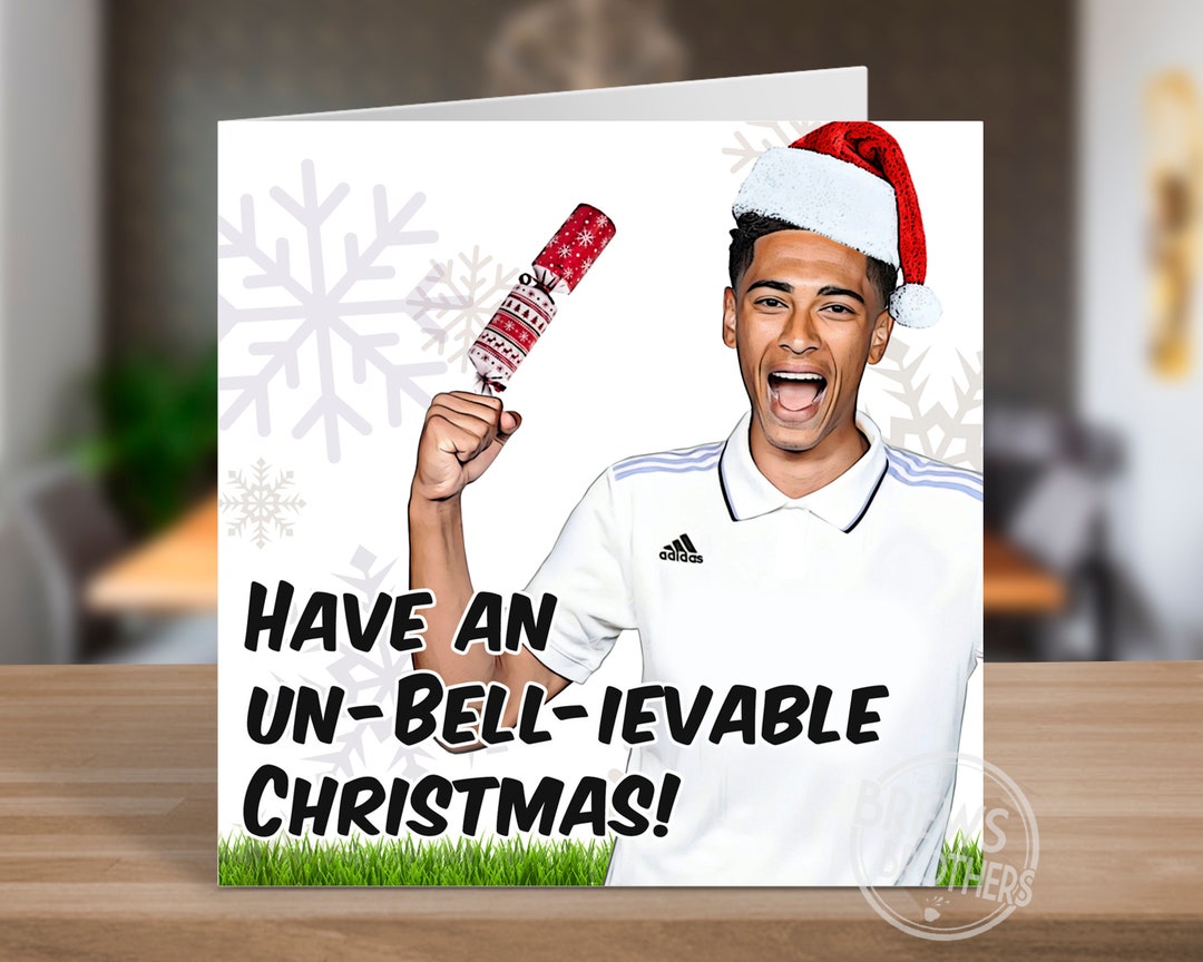 Jude Bellingham Christmas Card Real Madrid Christmas Gift Etsy UK