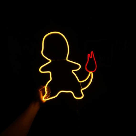 Lampada a muro pokemon pikachu neon