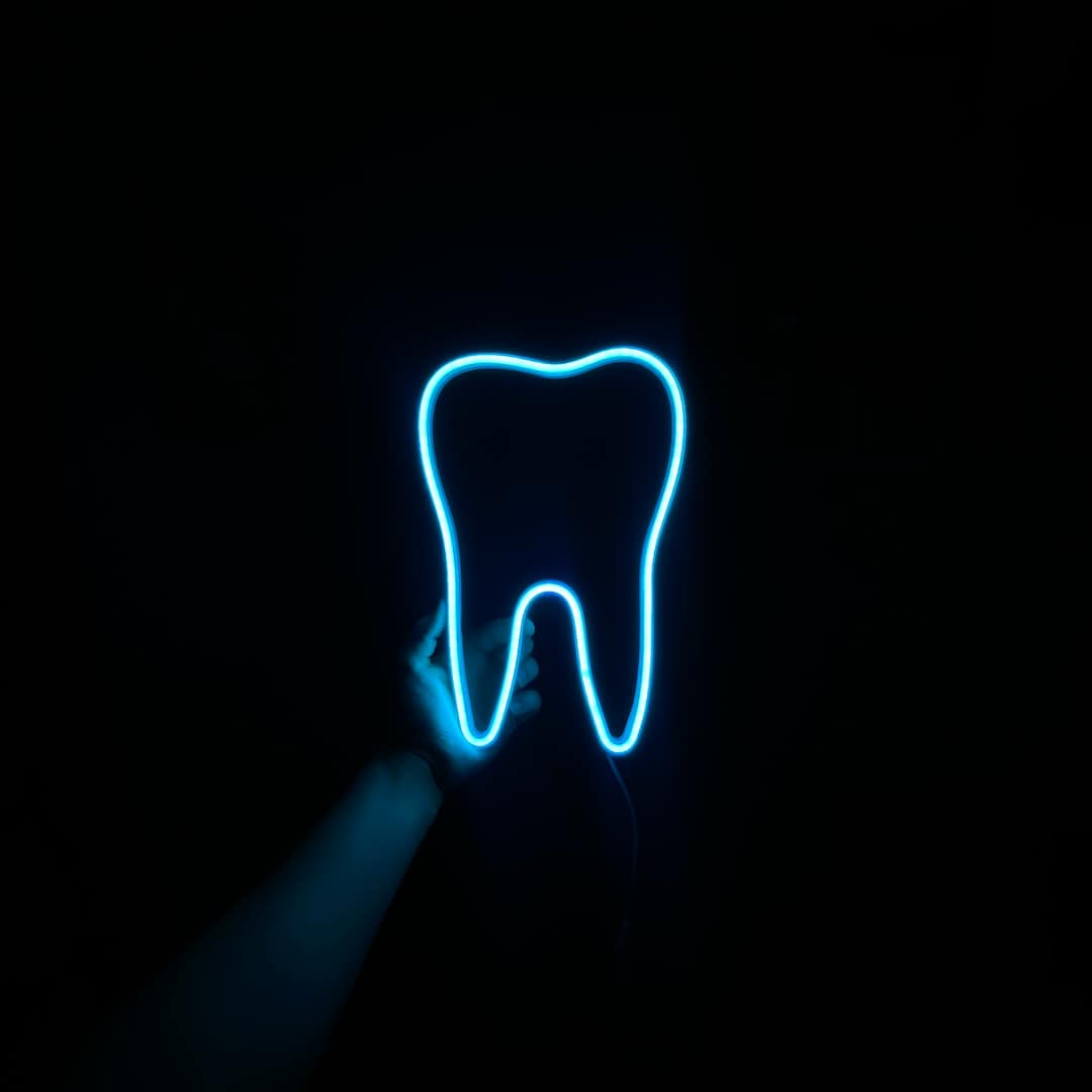 Tooth Neon Sign for Dentist, Decoration for Orthodontist Office, Dental ...