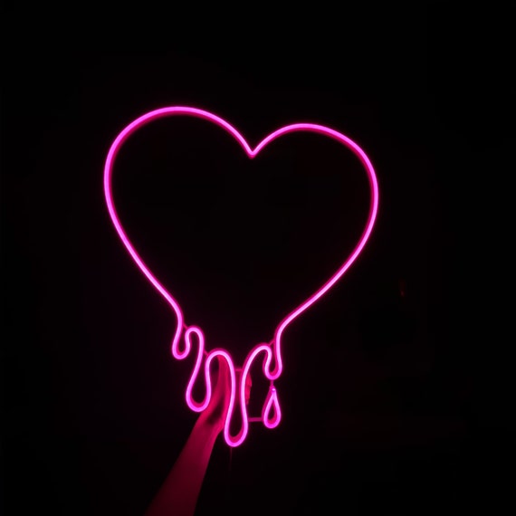 Neon LED Heart | Etsy