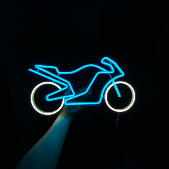 Bicycle best sale neon lights