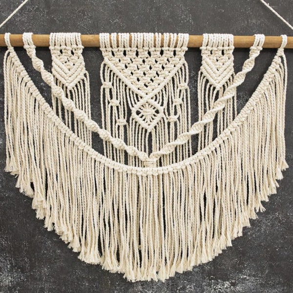 Large macrame wall hanging, big macrame, wall art,  boho wall decor, macrame decor, housewarming gift , home decor, bedroom wall decor