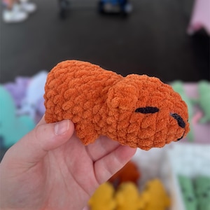 Handmade crochet baby capybara plushie