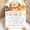 Fall DIY Cookie Kit Instructions Card: Thanksgiving Cookie Decorating ...