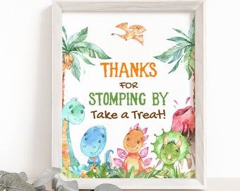 Thanks for Stomping by Baby Shower Sign 8x10 - Etsy