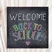 Welcome Back to School Square Tags Printable, Square 2x2 Tag, Teacher ...
