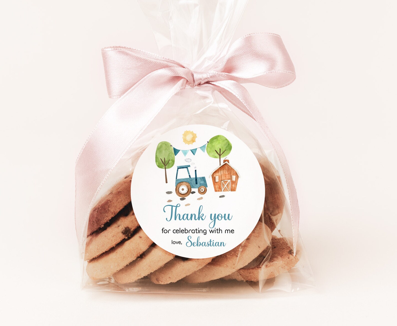 Editable Tractor Thank You Tags Farm Favor Tags Farm - Etsy